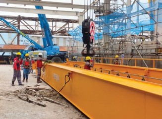 PT. OTE ENGINEERING INDONESIA - PT. SMELTING - Gresik East Java [Installation Overhead Crane 10 Ton for Casting Area]