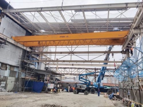 PT. OTE ENGINEERING INDONESIA - PT. SMELTING - Gresik East Java [Installation Overhead Crane 10 Ton for Casting Area]